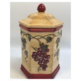 (B) Vintage Nonni's TUSCAN Grapes Ceramic