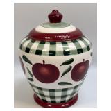 (B) Vintage Young's Exclusive Apple Print Ceramic