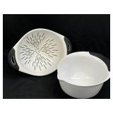 (B) 3 Qt Mixing Bowl and Colander (Plastic)