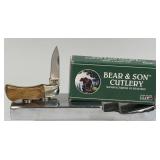 (SC) Bear MGC USA Pocket Knife Oak Mini Lockback
