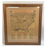 (FL) Civil War Battlefields 1861-1865  Framed