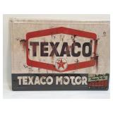 (D) Official Heritage Texaco Embossed Tin Metal