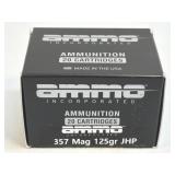 (SC) Full Box Ammo Incorporated 357 Mag JHP