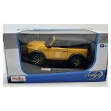 (C) Die Cast 1:24 Scale Maisto 2021 Ford Bronco