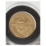 (SC) 2025 1/10 oz Fine Gold American Gold Eagle