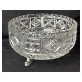 American Brilliant Cut Center Piece Bowl 8ï¿½ x 4