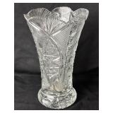 8 1/2ï¿½ EAPG Saw Tooth Edge Vase