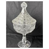 Vintage Large Windor Glass Candy Dish/Bowl  12ï¿½ H