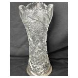 10ï¿½ American Brilliant Cut Vase