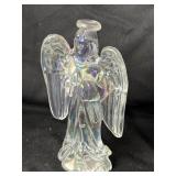 Vintage Crystal Iridescent Angel Figurine 6ï¿½