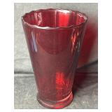 Anchor Hocking Ruby Red Vase 9 1/2ï¿½