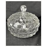Vintage Fostoria  American Covered Candy Dish 5