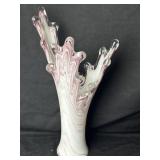 Vintage Kirch Rare Hand Blown Splash Vase 14ï¿½
