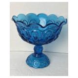 7ï¿½ x 7ï¿½ L E Smith Glass Moon and Stars Colonial