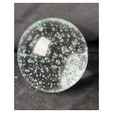 4ï¿½ Blown Art Glass Paperweight