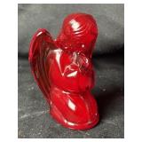 Mosser Glass Ruby Praying Angel 3 1/2ï¿½