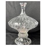 Godinger Olympia Heavy Crystal Covered Compote