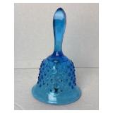 Vintage Fenton Blue Hobnail Glass Bell 6ï¿½