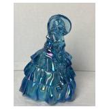 Wheaton Carnival Blue Glass Colonial Lady