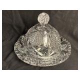 EAPG Pressed Glass Butter Dish