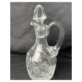 Crystal Etched Cruet 6 1/2ï¿½