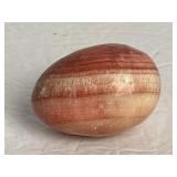 3ï¿½ Red & White Alabaster Egg