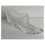Vintage Fenton Art Glass Clear Daisy & Button