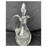 American Brilliant Cut Cruet 7 1/2ï¿½