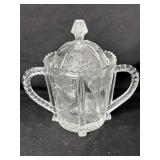 EAPG Higbee Thistle & Star Pattern Sugar 7ï¿½