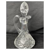 8ï¿½ Etched Glass Cruet