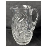 MCM 6.75" Leaded Crystal Cut Glass Pinwheel