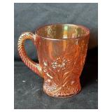 IMPERIAL COFFEE MUG Lg Marigold Carnival HOBSTAR