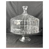 Godinger Crystal Cake Dome On Pedestal 13ï¿½ x 13ï¿½