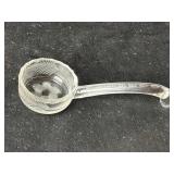 Etched Glass Mayonnaise Mustard Condiment Jelly