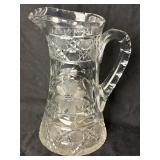American Brilliant Period 10" ABP Cut Glass