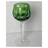 VEB GEHREN Germany Green Bohemian Cut To Clear