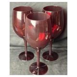 3 Ruby Red Stems 8 1/2ï¿½