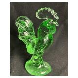4ï¿½ Depression Style Glass Rooster