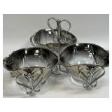 (D) MCM Trio of Silver Ombre