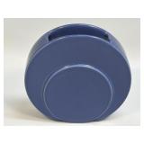 (D) Vintage Art Deco Blue Ceramic 