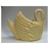 (D) Vintage Royal Haeger Yellow Swan Planter