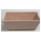 (D) Vintage Cookson Pottery Planter MCM Rose Pink
