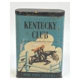 (A) Vintage Kentucky Club Pipe And Cigarette