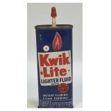 (A) VINTAGE ADVERTISING OILER TIN KWIK-LITE