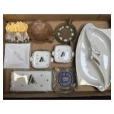 (H) Several Assorted Ashtrays As Pictured