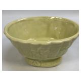 (D) Vintage Light Green Glazed Footed Raised