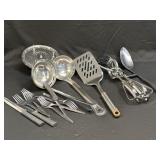 (D) Several Assorted Kitchen Utensils As Pictured