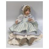 (A) 1997 Phyllis Wright Musical Wind Up Porcelain