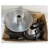 (D) Assorted Lot As Pictured Including Cake Pan,