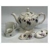 (D) 4 Pieces Assorted Early China As Pictured
